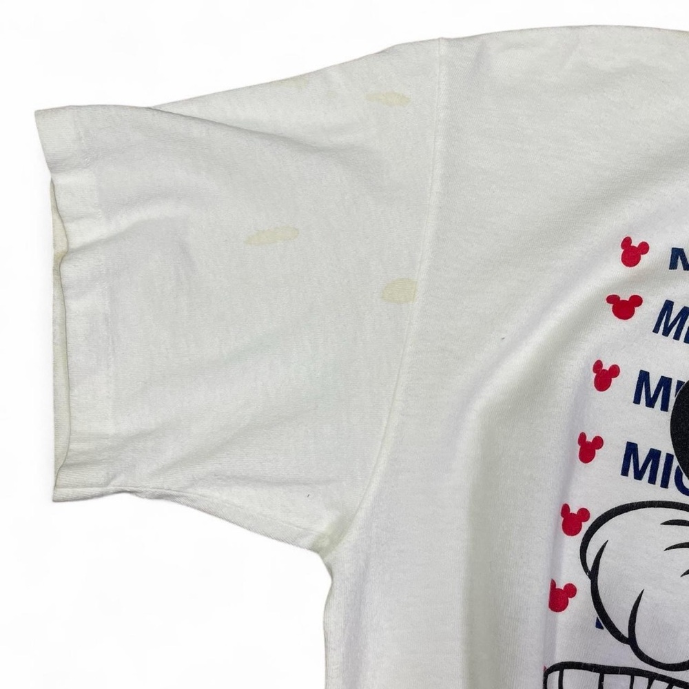 Vintage 90s Mickey Mouse Cropped Style T-shirt - Picture 3 of 6